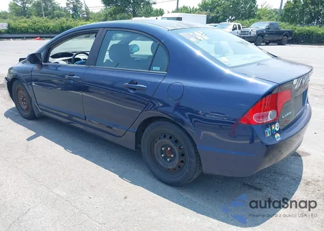 2008 Honda Civic Lx from USA, damaged, VIN 1HGFA16598L067501